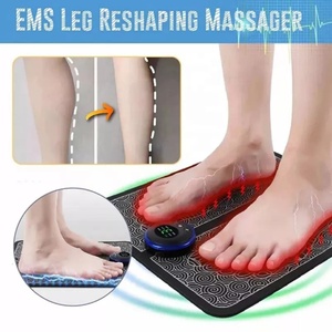 Masseur de pieds chauffant portable, rechargeable par USB, sans fil, vibrant, chauffant, TENS EMS - Product Image 4