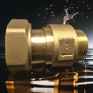 Ventes directes d'usine, livraison rapide, vannes télescopiques en laiton, vannes de contrôle à filetage interne et externe unidirectionnelles - Product Image 2