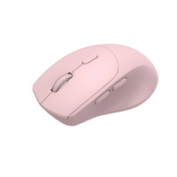 Mouse Kantor Kanan Nirkabel Dual Mode 2.4g + BT Optik USB Ergonomis Warna Pink Terbaru Laris Manis, DPI 6D Dapat Disesuaikan, Ready Stock