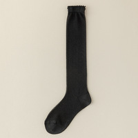 Bas d'été à hauteur de genou pour femmes Pile Gold Silver Wire Sparkling Knee Seamless Toe Long Tube Socks