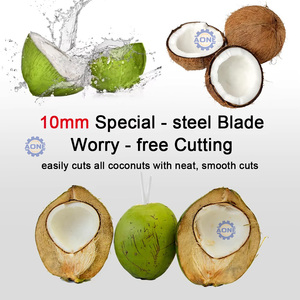 Máquina Cortadora Automática de Coco Verde de Grado Alimenticio 110v 220v, Máquina de Cortar Coco con Cuchilla de Acero al Carbono - Product Image 6