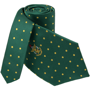 <span class=keywords><strong>Comprar</strong></span> Corbata Escolar Personalizada Tejida Jacquard <span class=keywords><strong>Lunares</strong></span> Verdes Amarillos y Corbatas de Rayas Con Logo para Niños Escolares - Product Image 5