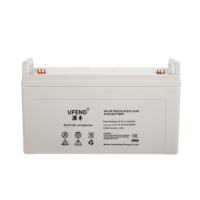 Batería de Gel Solar Fotovoltaica OEM de Ciclo Profundo 12V120AH para Iluminación Solar, Almacenamiento de Energía Eólica, UPS, Turbina Eólica, CATV