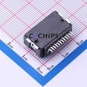 10142344-212KLF Wire-to-<b>Board</b> <b>Pin</b> Header SMD,P=2.54mm,Horizontal Mount Connector 2.54mm Horizontal Mount 2 2.43mm - Product Image 2
