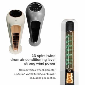 Quạt tháp thiết kế hiện đại đứng điều hòa không khí, Quạt tháp không cánh với điều khiển từ xa, Quạt tháp mạnh mẽ với máy làm mát không khí - Product Image 3