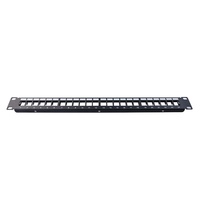 Panel Patch Kosong 1U 19 inci 24 Port STP CAT6A - Obral!