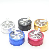 Meuleuse en métal de haute qualité avec logo personnalisé, style moderne pour accessoires pour fumeurs, vente en gros pratique