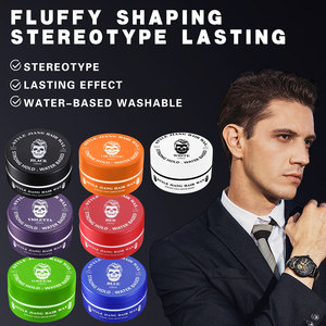 Cera para Peinar el Cabello Orgánica de 150 ml en Botella de Plástico, Gel en Crema a Base de Agua para Hombres - Product Image 5