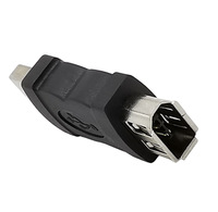 Adaptateur USB 2.0 A mâle vers Firewire IEEE 1394 6 P femelle convertisseur connecteur F/M 1394 adaptateur 6 broches femelle vers USB 2.0 mâle