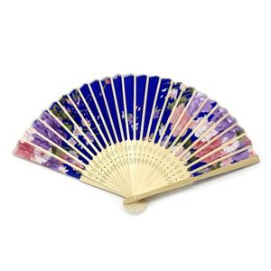 Ventiladores de mano de bambú plegables con logotipo impreso personalizado de alta calidad, regalo de boda promocional con técnica tallada - Product Image 2