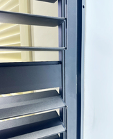 Obturador de aluminio integrado de estilo simple, material metálico para baños, dormitorios, cocinas, salas de estar, áreas de oficina, etc.-Liso
