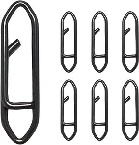 Clips de pêche en acier inoxydable, clips rapides, connecteurs rapides pour la pêche en eau douce et en eau salée, matériel de pêche - Product Image 1