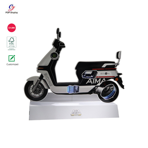 Phật sơn Nhà cung cấp tùy chỉnh tông cuộc sống quảng cáo cutout cuộn lên Standee khuyến mãi electromobile mô hình hình giấy hiển thị - Product Image 1