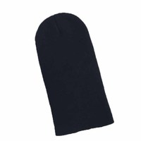 Cagoule de ski unisexe noire en tricot de haute qualité, personnalisable, à un trou, couvre-visage intégral, chaude pour l'hiver, vente en gros
