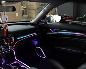 Lampu LED dinamis Symphony 256 warna untuk Honda Accord 10th Gen menginspirasi 2018-2022 serat karbon pencahayaan Interior otomatis - Product Image 6