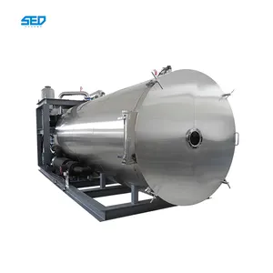 Hot Selling Durable 600 kg / batch Rice Fruit Vacuum Freeze Dryer Machine For Small Business