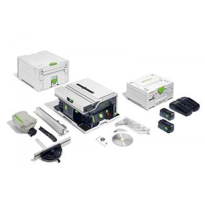FESTOOL - 577374 Sierra Circular de Banco inalámbrica 36V - CSC SYS 50 EBI-Plus - EAN 4014549406267 MULTI HERRAMIENTAS, SIERRAS Y SIERRAS - Product Image 1