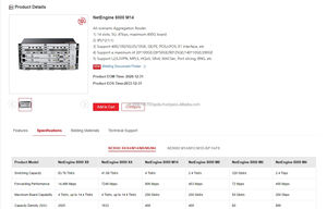 Configuration de base Routeurs d'entreprise 02354SGP-001 CR8P02BASDCG 02354SGN-001 CR8P02BASACF Routeurs d'entreprise IPU-800-BN IP - Product Image 4