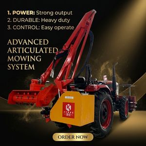 Desbrozadora hidráulica profesional para tractor con accionamiento por toma de fuerza, segadora rotativa de martillos para bordes y césped. - Product Image 1
