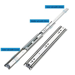 Sneida Sản Phẩm Hàng Đầu Ngăn Kéo Runners Với Khóa Ngăn Kéo Runners 51Mm Harn Ngăn Kéo Runner Nhiệm Vụ Nặng Nề Tủ Đường Ray Trượt Cách - Product Image 1