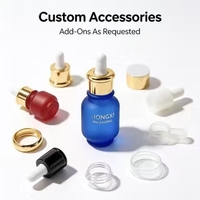 50ml Mattierte Granatapfel-Glasflasche mit Pipette, Individuelle Farbe, Kosmetik Ätherisches Öl Serum Hautpflege Verpackungsbehälter