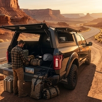 Perlindungan Anti Karat Ukuran Sesuai Pesanan Tersedia Perlindungan Kargo Tahan Cuaca 2025 Toyota Tacoma Hilux Ford Pickup Hardtop Canopy