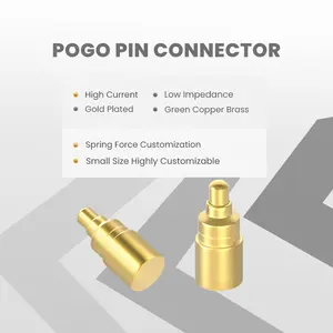 Shenzhen LIKE Custom Small Spring Loaded Gold Plated Brass Pogo Pins