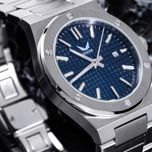 Grey Checkered Dial Waterproof Luxury Quartz Movement Calendar Man <b>Watch</b> Wrist <b>Watch</b> Bands Stainless Steel New Trending <b>Watches</b> - Product Image 2