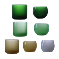 Tasse à thé en verre Jada de couleur unie, de haute qualité, personnalisable, avec logo sur mesure, pour les entreprises