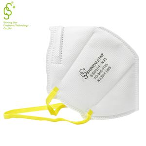 Masker Respirator <span class=keywords><strong>N95</strong></span> sekali pakai, pelindung debu industri Anti debu disetujui <span class=keywords><strong>N95</strong></span> 5 lapisan - Product Image 4