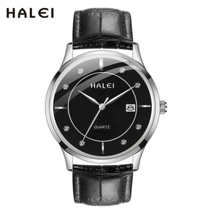 Montre à quartz HALEI pour homme, nouvelle collection, cadran diamanté, étanche 3 ATM, mouvement japonais, vente en gros, livraison directe - Product Image 4