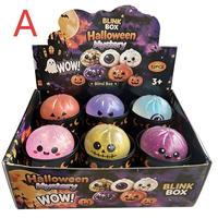 Mainan Halloween Bentuk Roti Kukus yang Dapat Diremas dengan Efek Suara, Kreatif, Lucu, Hadiah Promosi, Souvenir