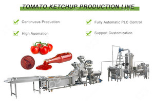 เครื่องทำแยมผลไม้ขนาดเล็กอัตโนมัติครบวงจร เครื่องบดเมล็ด<span class=keywords><strong>พุทรา</strong></span> โรงงานแปรรูป สายการผลิตซอสมะเขือเทศ - Product Image 5