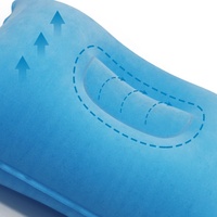 Coussin d'air gonflable ultraléger Portable en PVC, 1 pièce, coussin de sommeil, Camping, randonnée, plage, voiture, repose-tête, équipements de Camping
