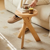 Canapé en bois massif avec petites bordures et coins, style antique, pour salon, balcon, table de chevet, table ronde, chaise mobile, tabouret