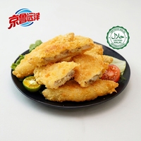 Croquetas de Pescado Japonesas Congeladas, Empanizadas, Crujientes, Semielaboradas, Fritas, Saladas, Comida Callejera, Snacks a Granel, Suministro al por Mayor
