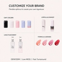 Base de gloss à lèvres marque privée effet miroir repulpant 5ml, finition verre dégradé multicolore pour maquillage de fête – Le meilleur