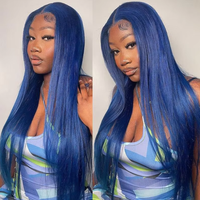 Modis grosir rambut palsu Vietnam mentah lurus 13x4 renda depan wig rambut manusia renda