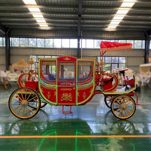 Carruaje Real Turístico con Caballos, Estilo Europeo, para Bodas, Doble Función, Eléctrico, en Venta - Product Image 4