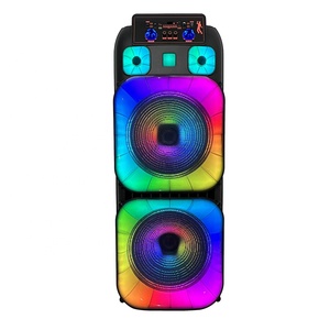 ลำโพงพกพาคู่วูฟเฟอร์ <span class=keywords><strong>15</strong></span> นิ้ว RGB ชาร์จไฟได้ 80 วัตต์ รองรับ TF/USB/FM สำหรับใช้งานกลางแจ้งและขายของริมทาง จากโรงงานโดยตรง - Product Image 1