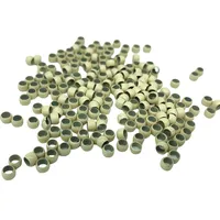 Vente en Gros 1000 Pièces 4,0 mm Anneaux Nano en Cuivre Sans Doublure Silicone Perles de Liaison Nano en Cuivre pour Extensions de Cheveux à Pointe