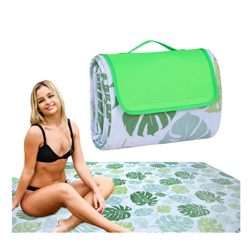 Extra Large Waterproof Sand Proof Camping Blanket Beach Mat Lightweight Folding Travel Outdoor Picnic Mat for Family Park Beach