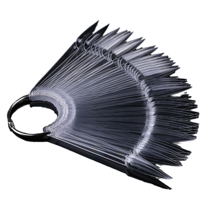 Présentoir à ongles en acrylique transparent, forme amande et carrée, pour pose d'ongles à presser, marque privée, pour salon de manucure, support de présentation d'art ongulaire et outil de pratique - Product Image 3