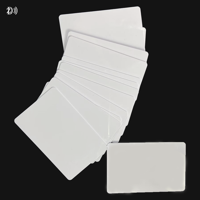 Customized 125Khz RFID Smart Cards Atmel T5577 Blank PVC White Card for Access Control Card