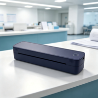 DiligenCe A4 Printer Dokumen Kantor Foto Tato Mini BT USB Nirkabel Thermal Langsung Barcode Portabel Genggam ESC