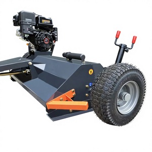 <span class=keywords><strong>Tondeuse</strong></span> à gazon <span class=keywords><strong>professionnelle</strong></span> <span class=keywords><strong>tractée</strong></span> par un VTT avec broyeur arrière, concasseur d'herbe tout-terrain, moteur 4 temps 196cc - Product Image 3
