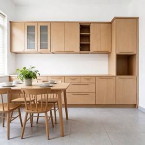 Mobili da <span class=keywords><strong>Cucina</strong></span> in Legno Pronti per il Montaggio, Stile Shaker, Economici, Modulari, di Lusso, Moderni, con Isole per Appartamenti - Product Image 2