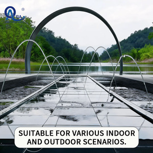 Boquilla de Chorro de Agua de Acero Inoxidable con Flujo Laminar y Luz de Onda Cuadrada 110-230V, Fácil Instalación para Uso en Piscinas Exteriores - Product Image 3
