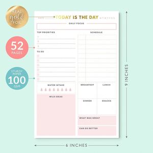 To-do-List Magnetic Mini Legal <b>Pad</b> with Paper Cover and Memo Notes Notepad-Custom Design & Logo School Office Home Use - Product Image 1