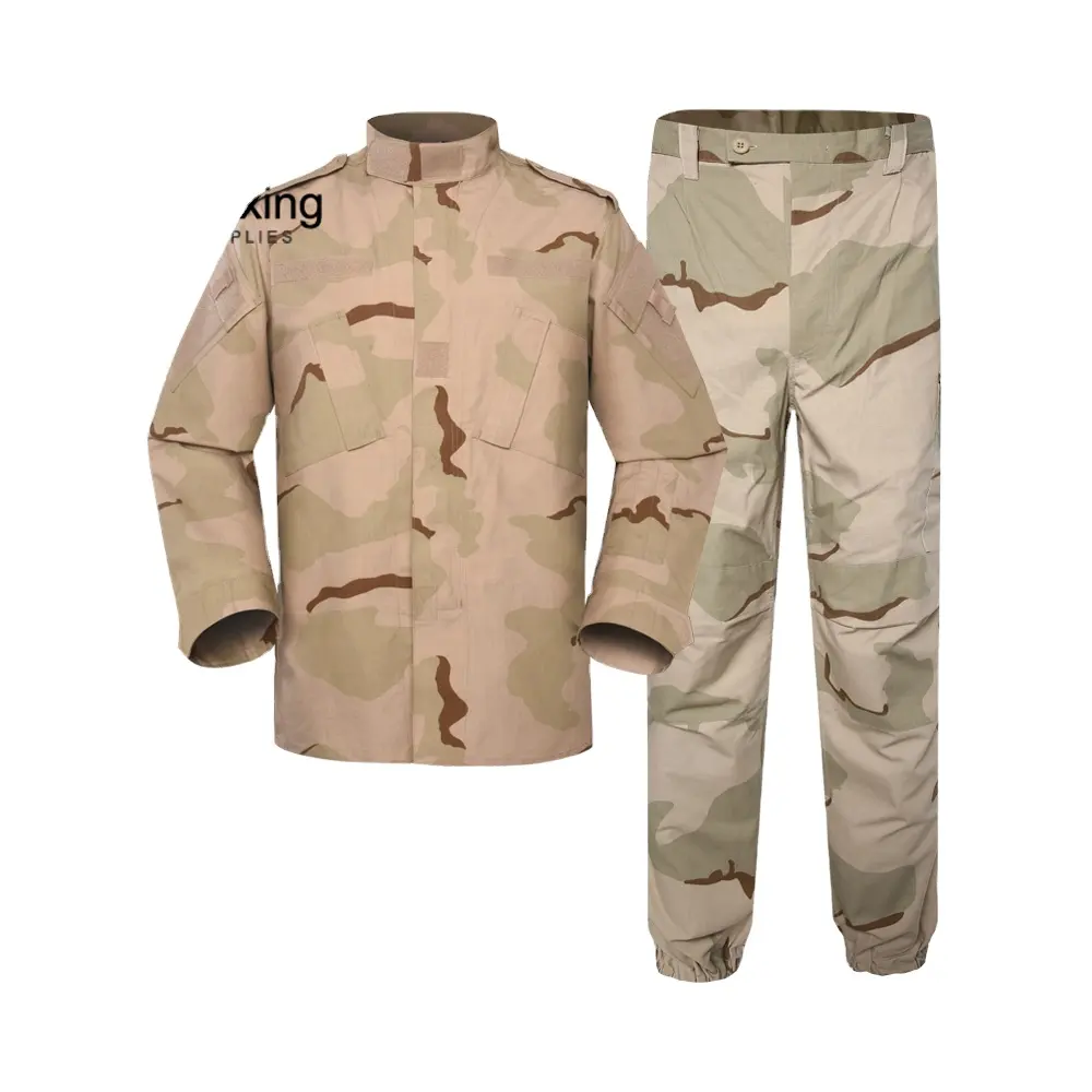 Xinxing 3 Color Desert Camouflage Uniform Combat Clothing ACU Tactical Uniform